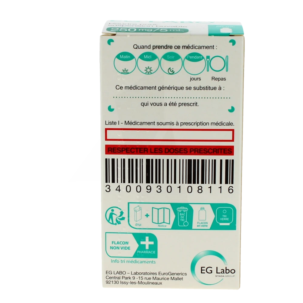Prix amoxicilline 250 mg