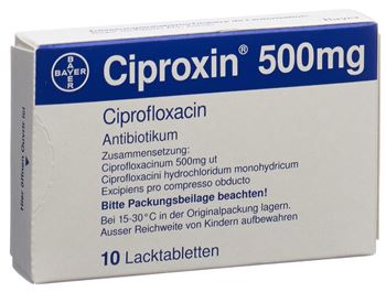 ciprofloxacin xypen 500mg