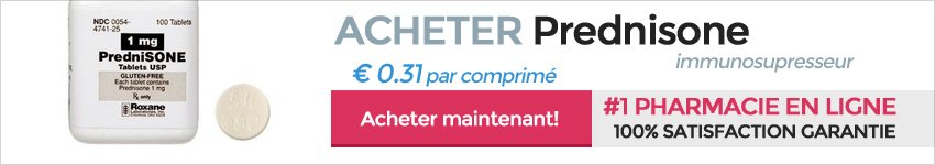 acheter prednisolone en ligne