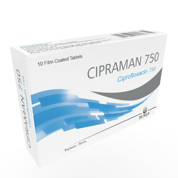 Ciprofloxacin amneal 750 mg