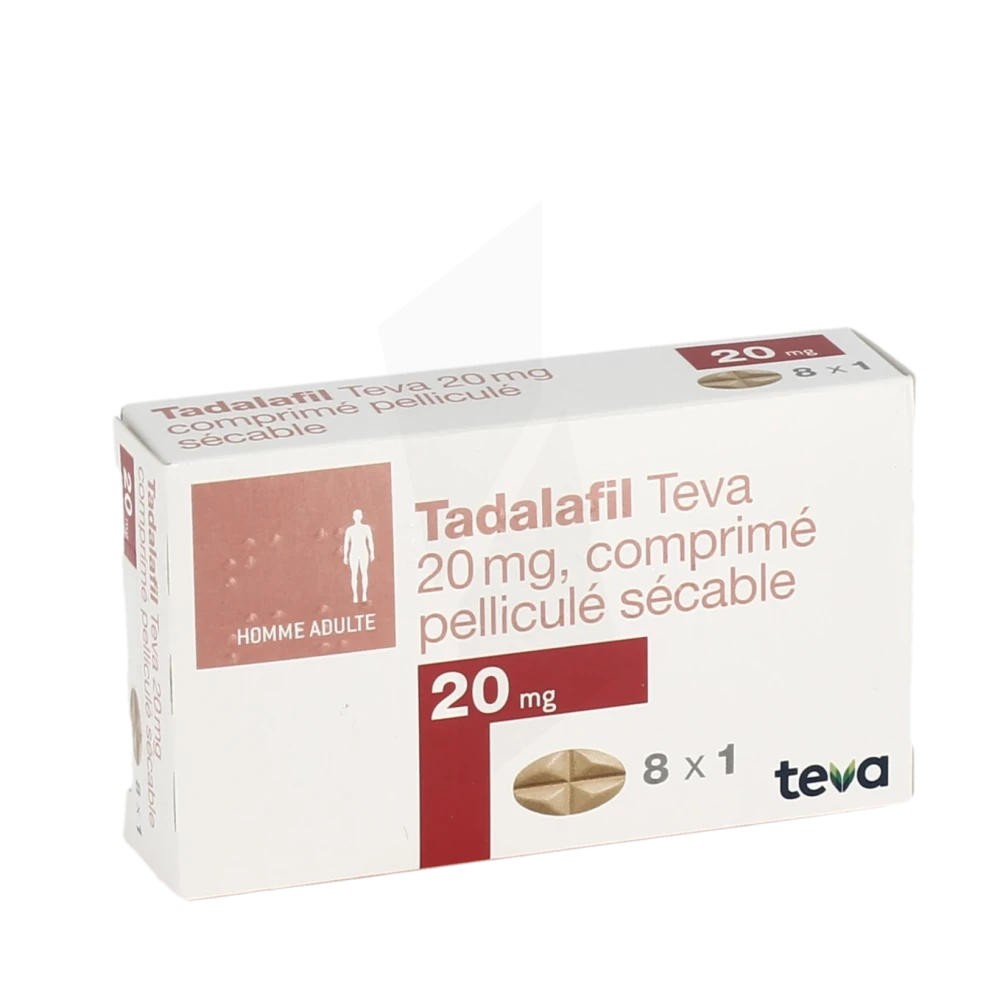 Tadalafil teva 20 mg achat en ligne