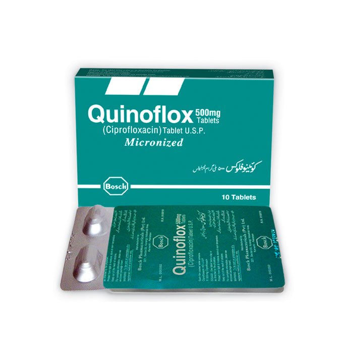 ciprofloxacin 500 mg qid