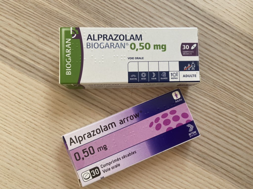 Alprazolam générique de quoi