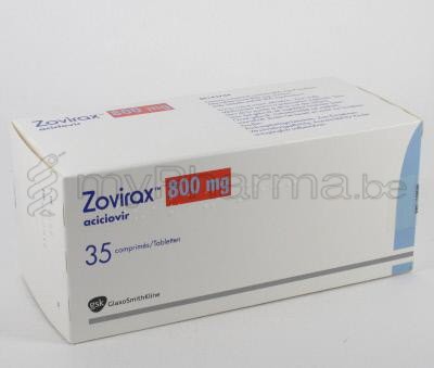 zovirax 200 mg comprimé boîte de 25
