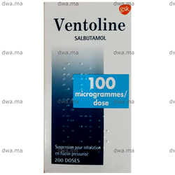 Ventoline salbutamol prix