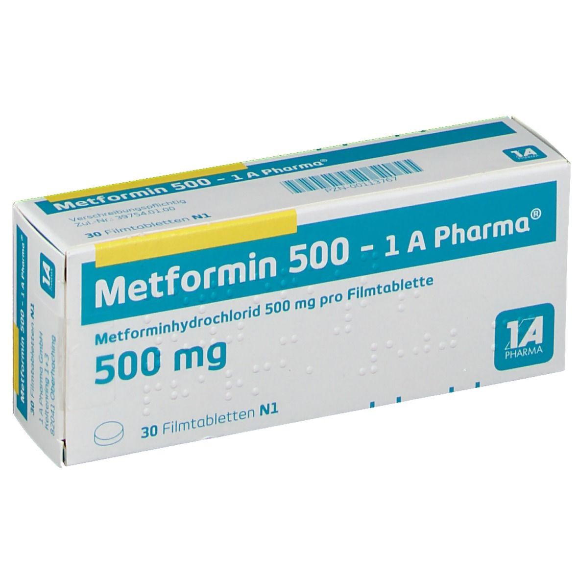 metformine 500 mg prix