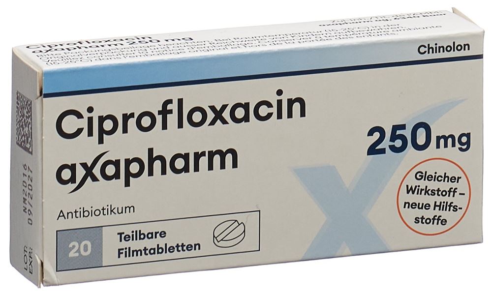 ciprofloxacin genericon 250 mg
