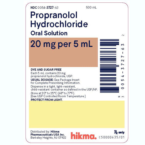 commander propranolol