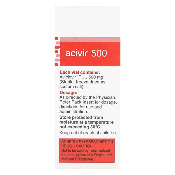 Aciclovir de 500mg