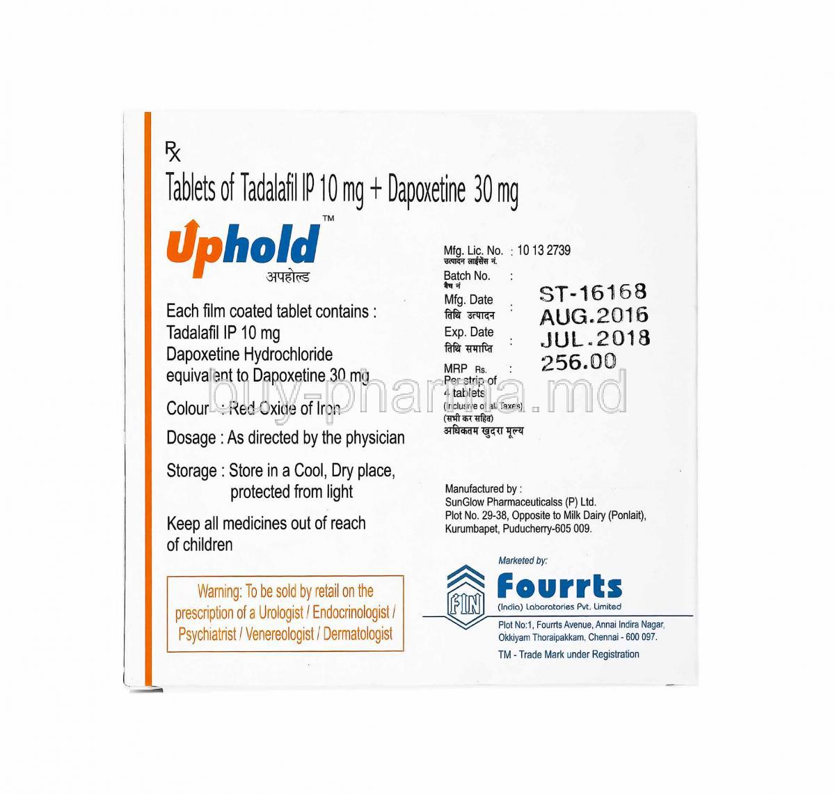 tadalafil 10mg dapoxetine 30mg
