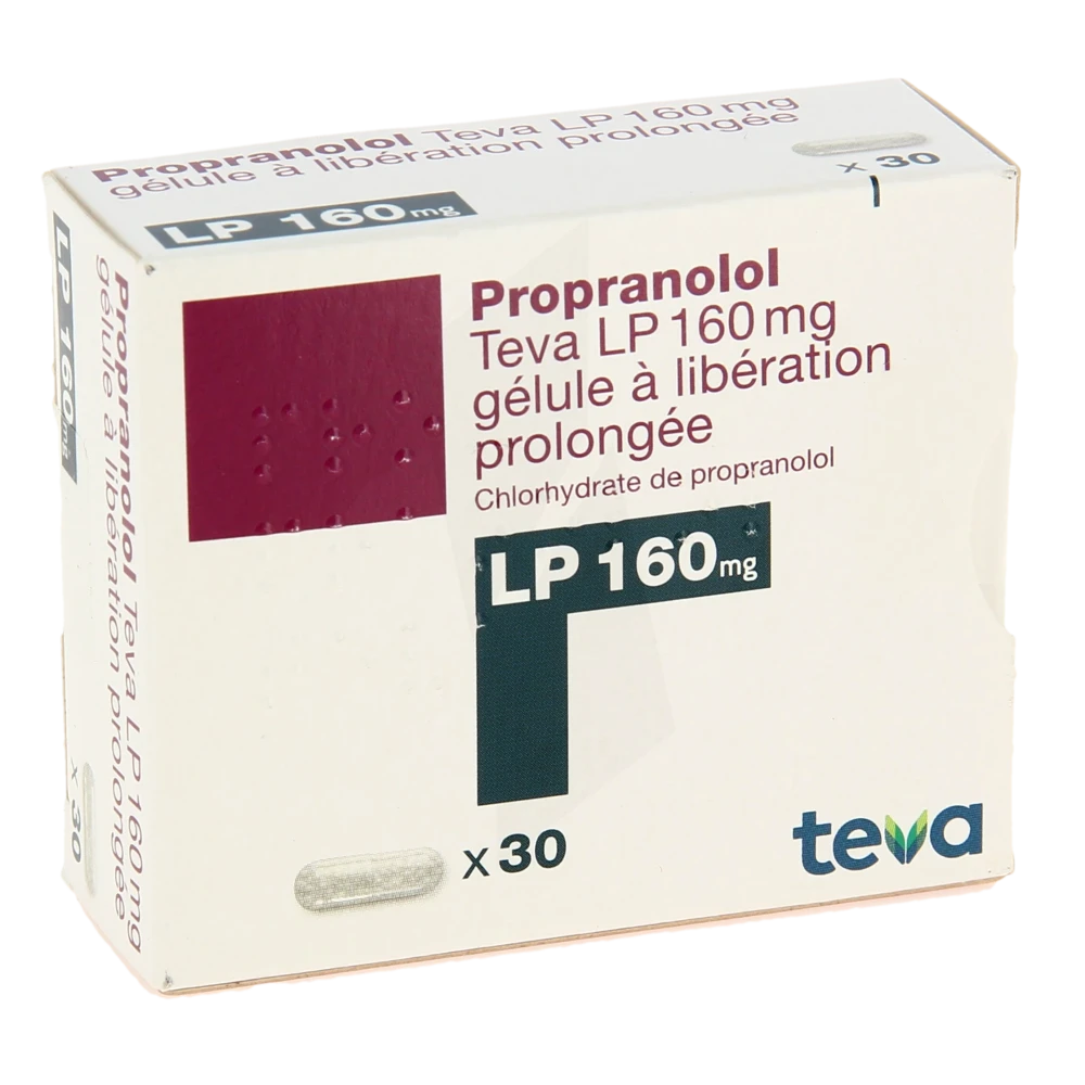 prix propranolol 160