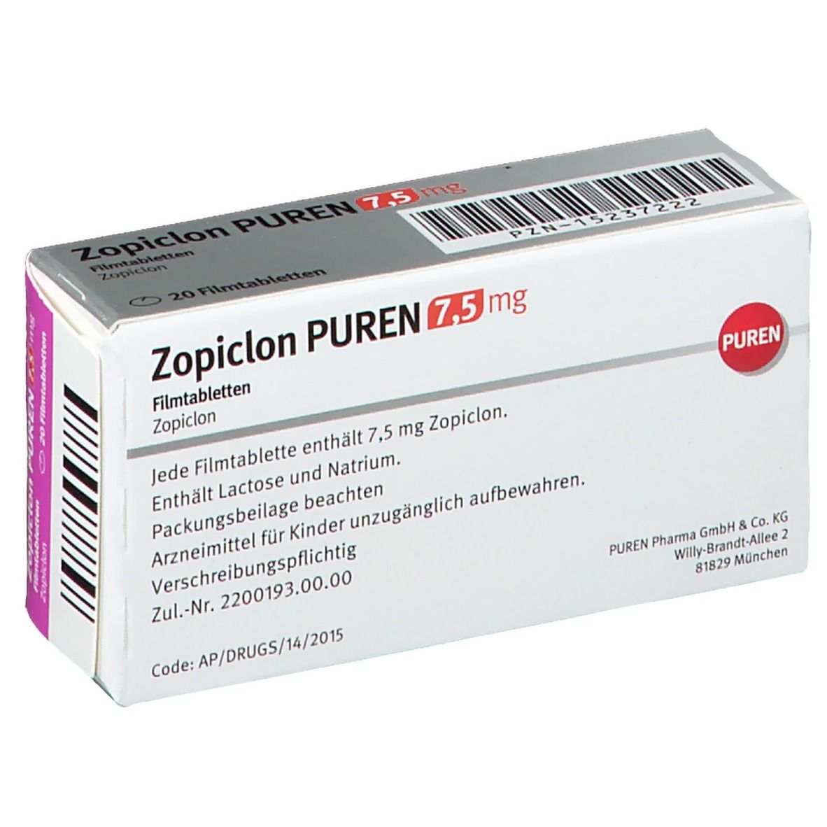 Zopiclone 7.5mg online