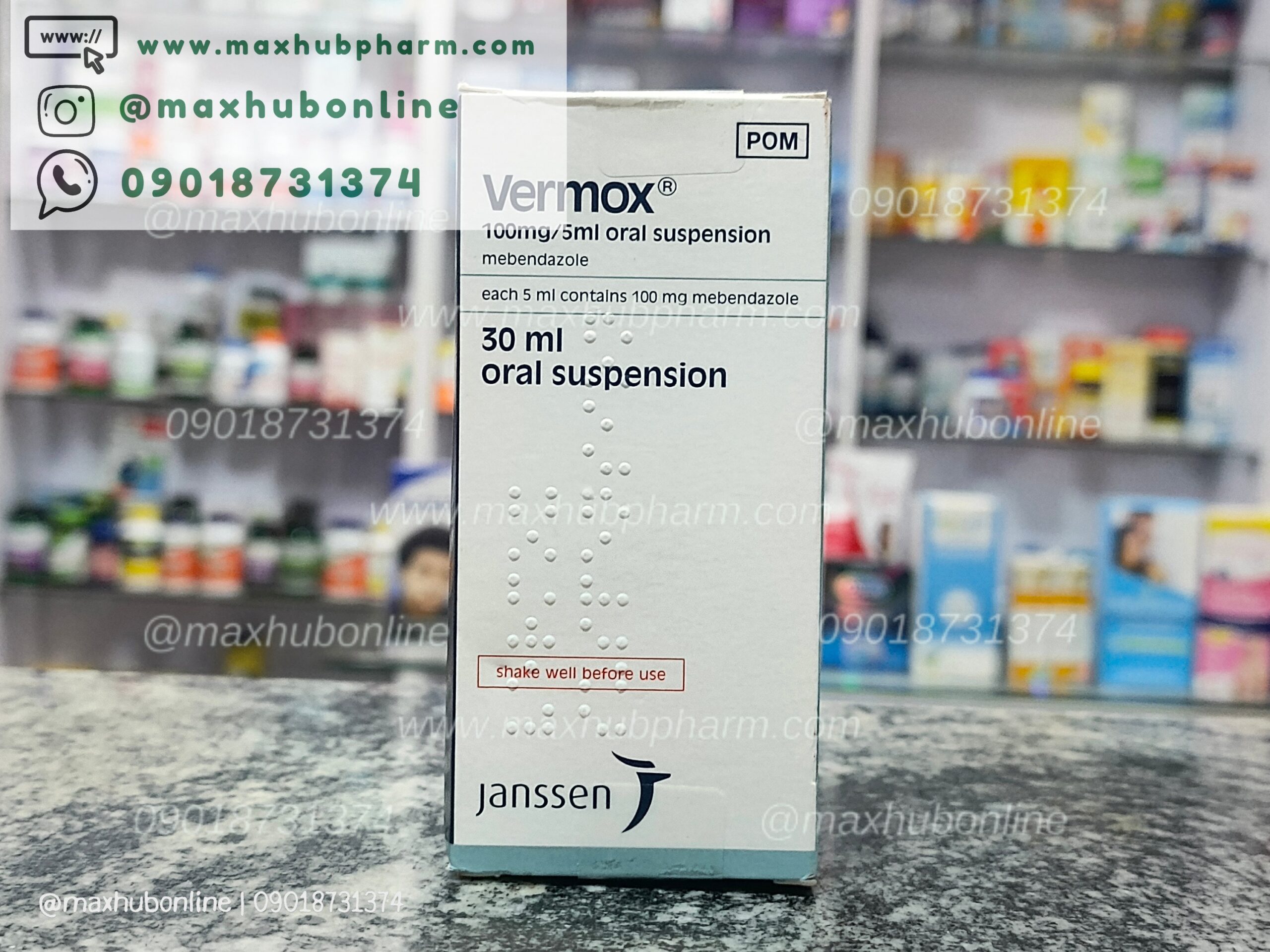 Mébendazole 100mg Online