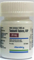 Tadalafil 20 mg ndc
