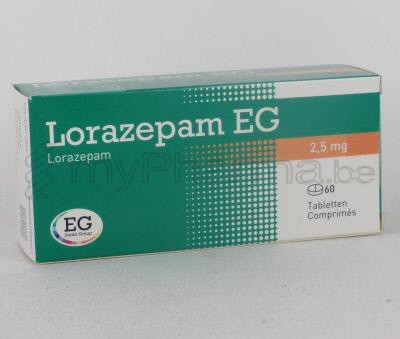Lorazépam 2.5mg