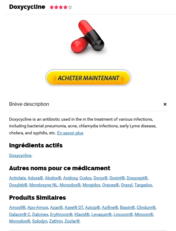 Doxycycline sans ordonnance belgique