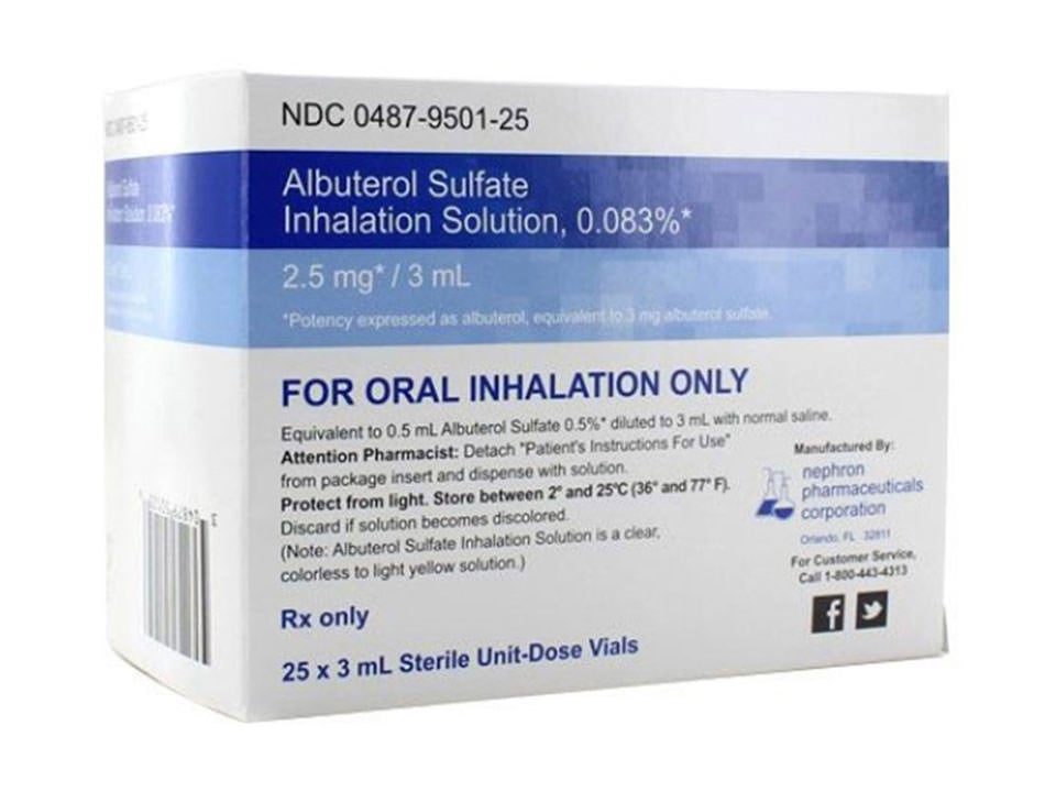 Commander du albuterol