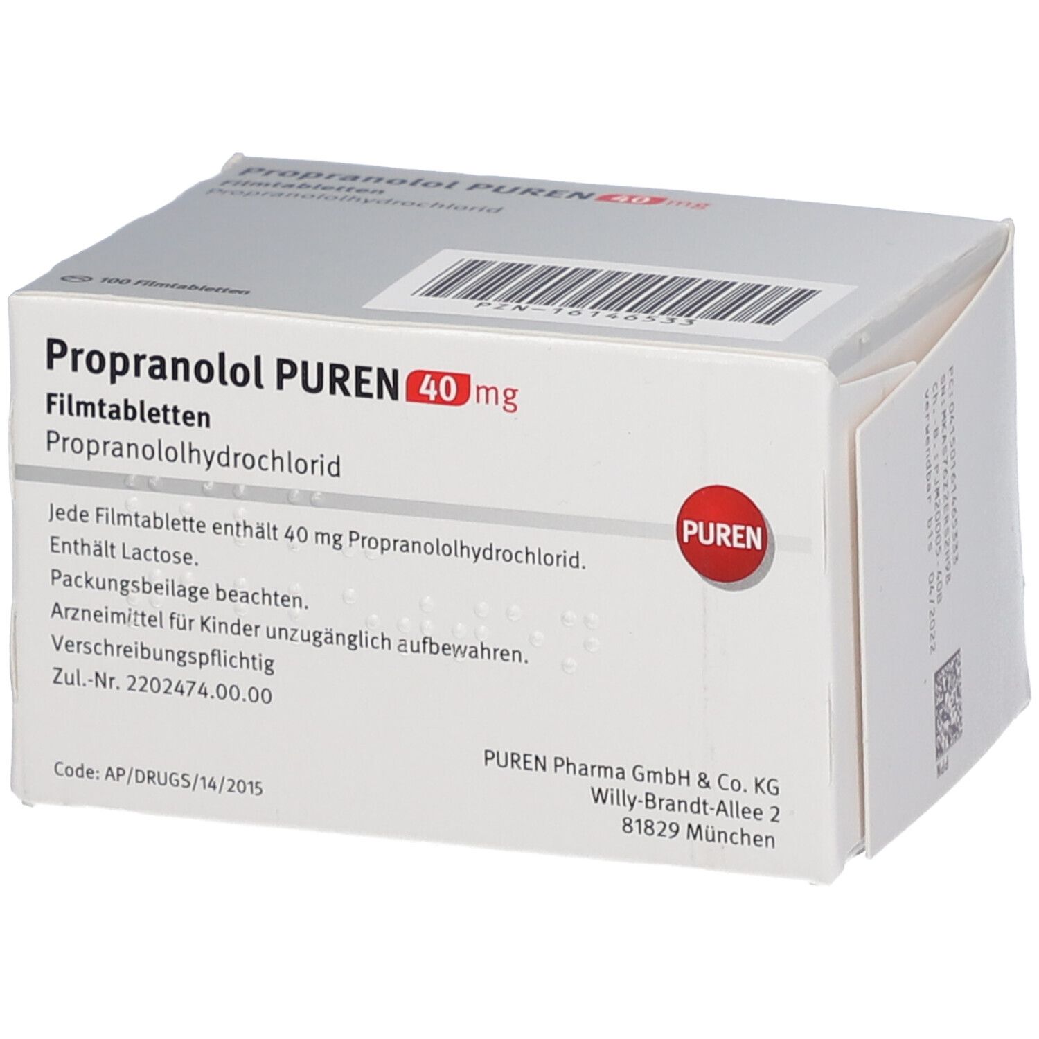 Propranolol 40mg Relonchem