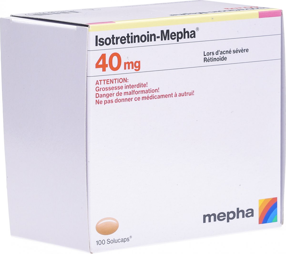 isotrétinoïne 40mg