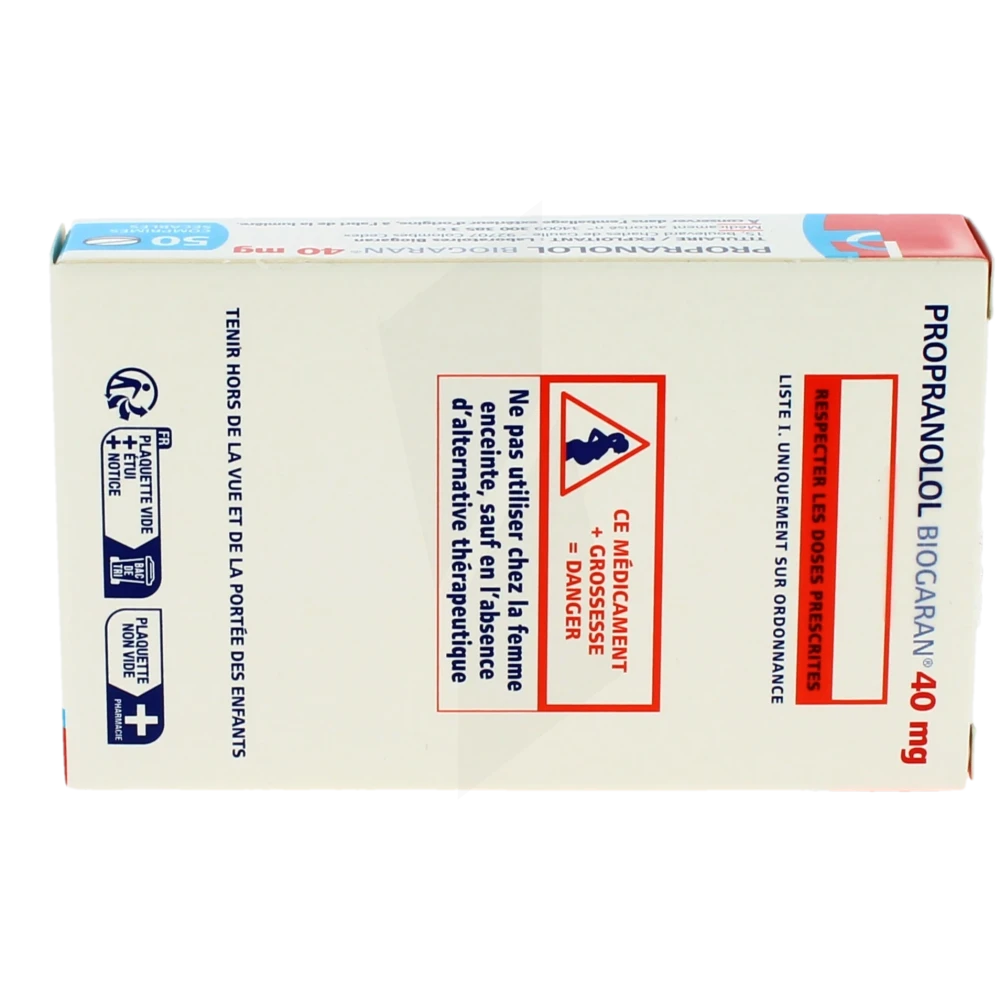 coût propranolol