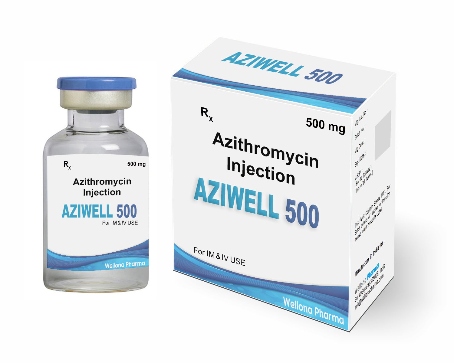 Azithromycin 500 mg i.v