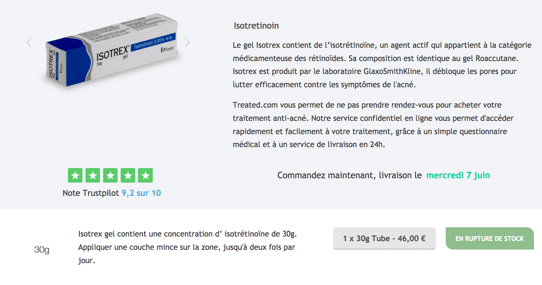 Achat roaccutane en ligne