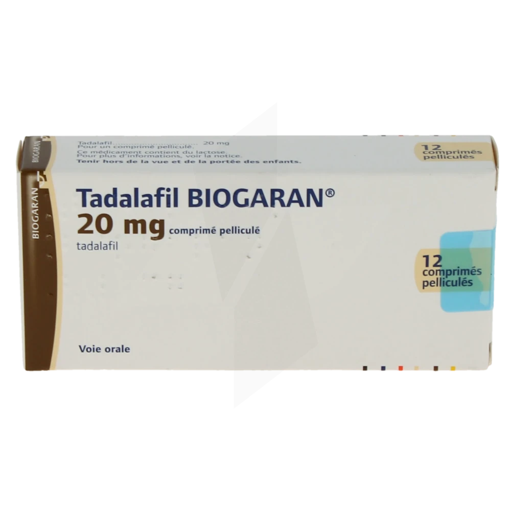 achat tadalafil biogaran 20 mg prix