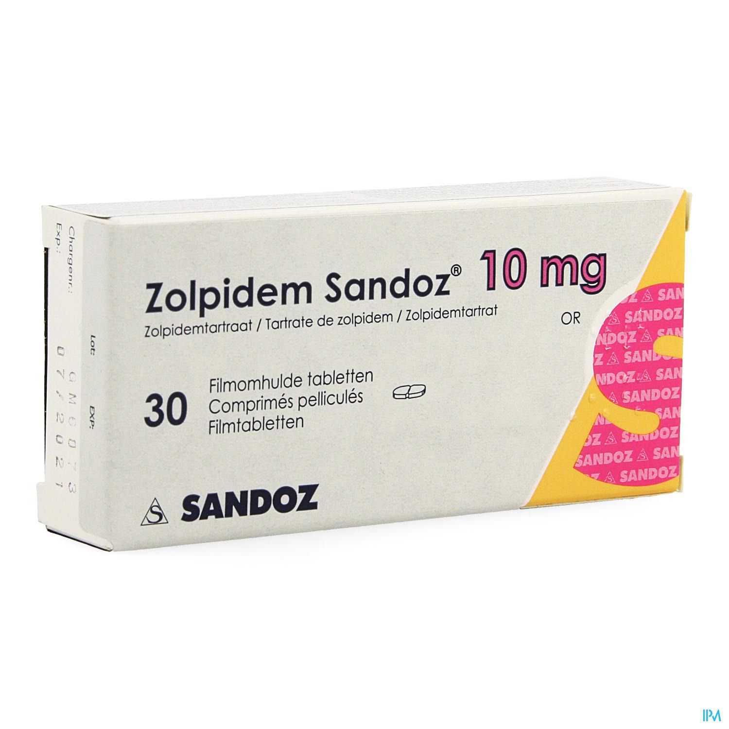 Achat zolpidem 10 mg sans ordonnance