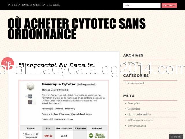 Acheter cytotec en france