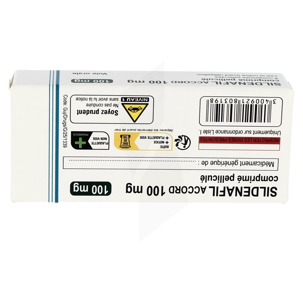 Acheter sildénafil 100mg sans ordonnance