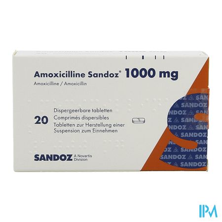 amoxicilline 1g prix belgique