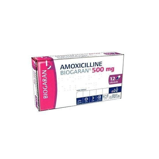 amoxicilline 500mg prix