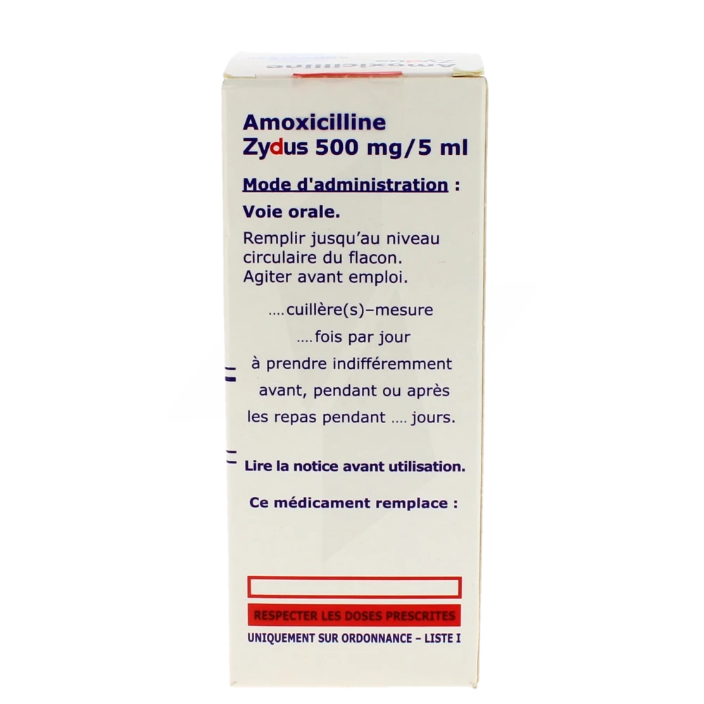 Amoxicilline zydus france