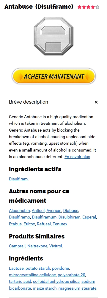 Antabuse moins cher