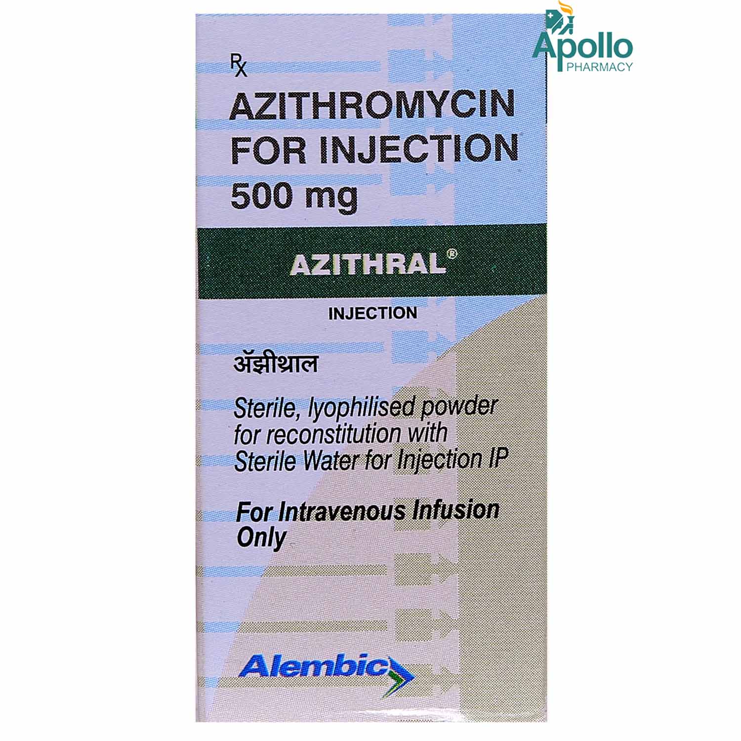 Azithromycin 500 mg iv