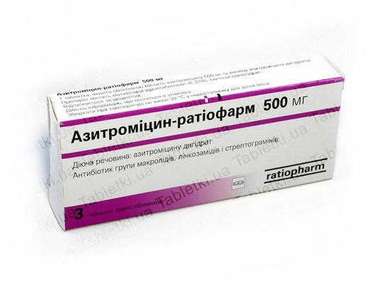 Azithromycin 500 mg ratiopharm