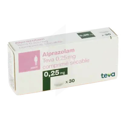 Alprazolam 0.25 prix