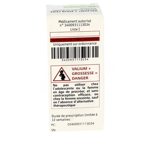 commander du valium en ligne