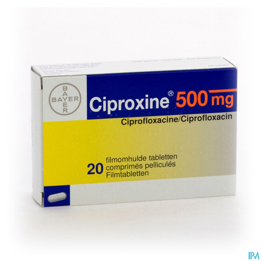 Ciprofloxacin 500 mg francais