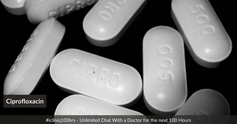 Cipro ciprofloxacin 750 mg