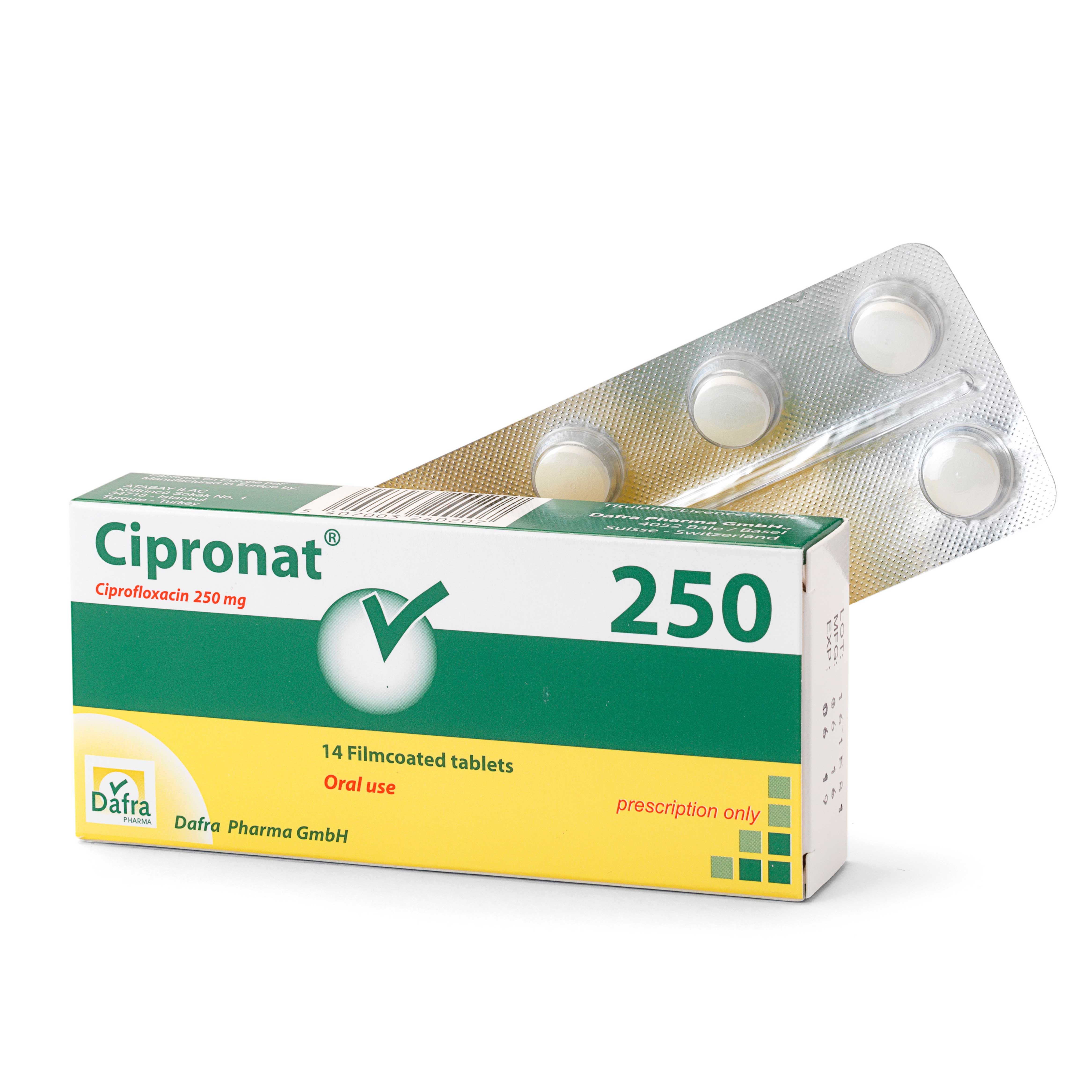 Ciprofloxacin Mylan 250 Mg