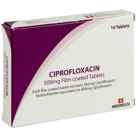 Coût ciprofloxacin