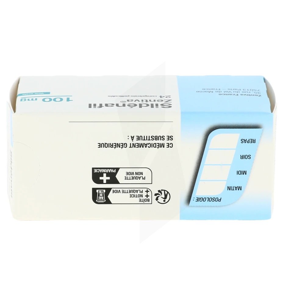 Sildenafil 100mg boite de 24