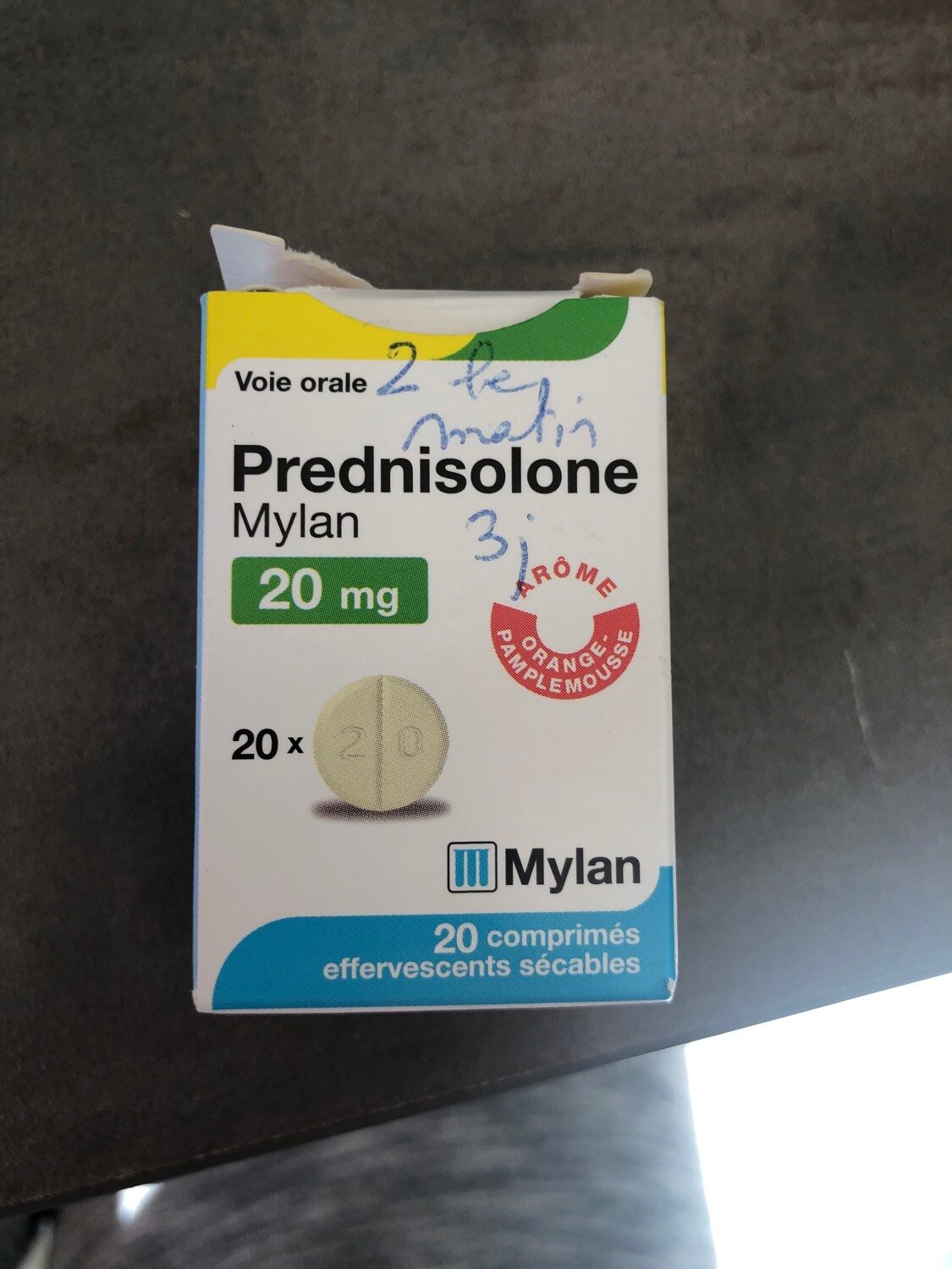prednisolone 20 mg france