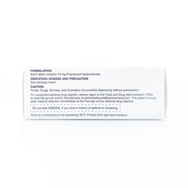 Inderal 10 mg spc