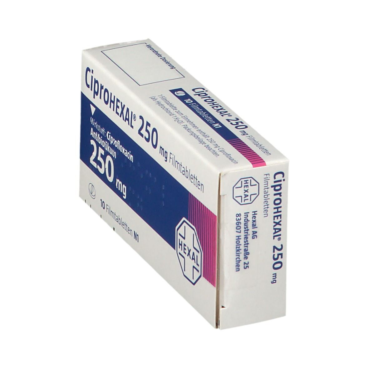 Ciprofloxacin hcl 250 mg