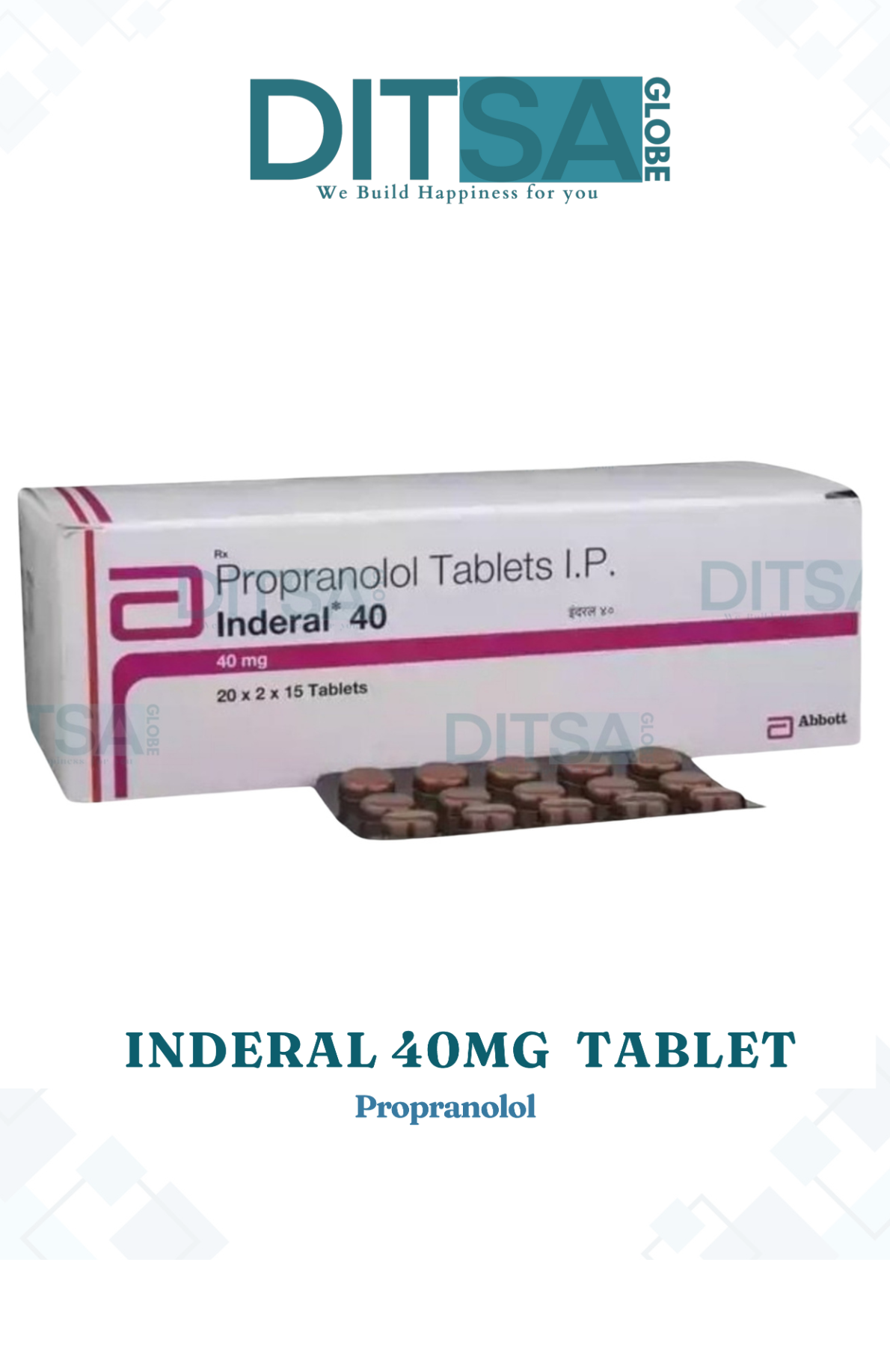 2 X 40 Mg Propranolol