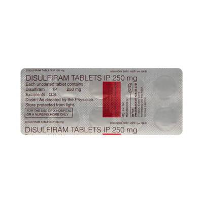 Disulfiram de 250 mg