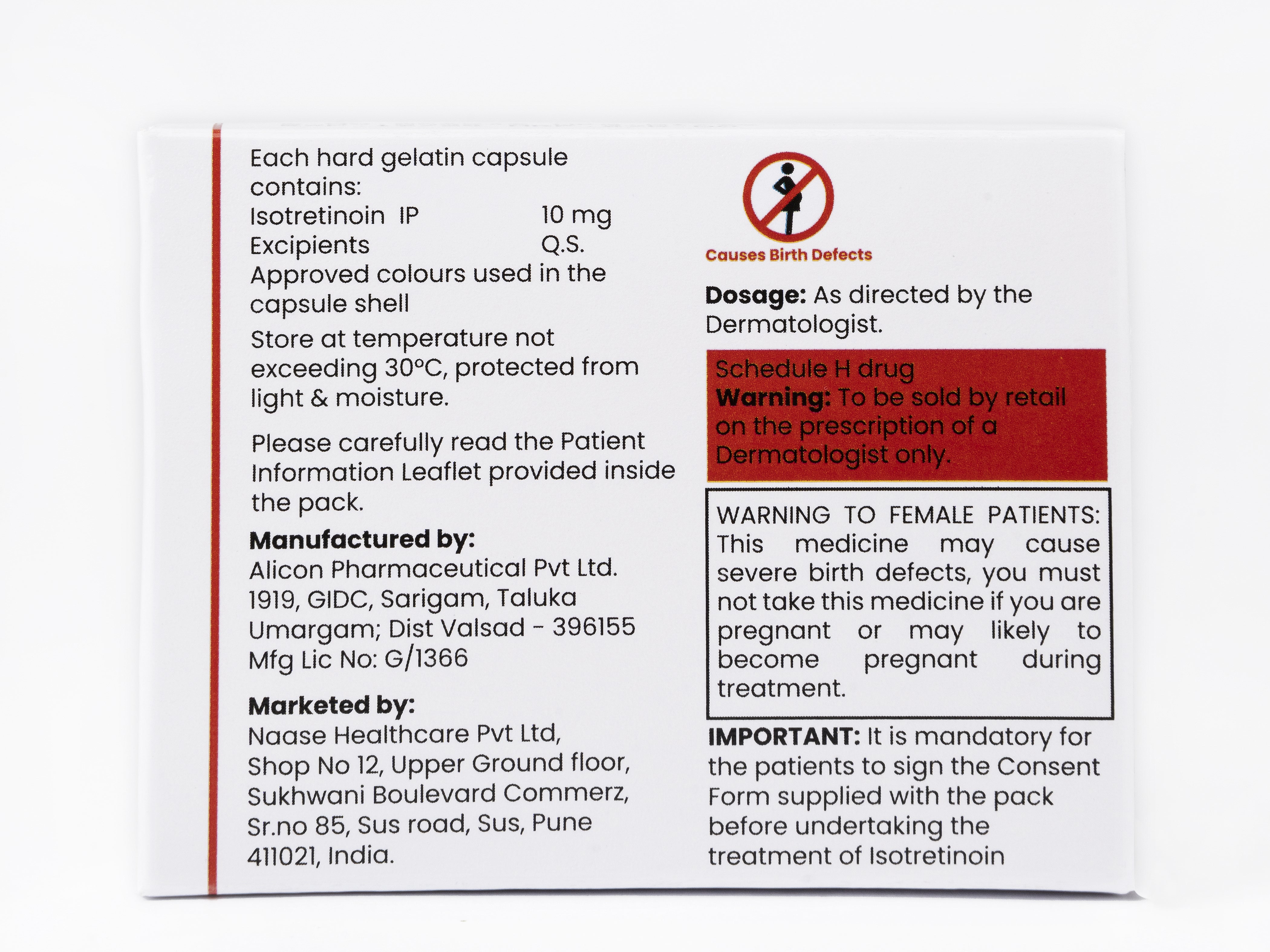Commander isotretinoin