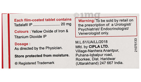 Tadacip En Ligne